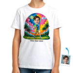 Custom Youth Golf T-Shirt – Personalized Golf Player Design from Photo Boy's T-shirts www.customywear.com 30