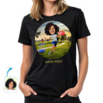 Camiseta personalizada de disc golf para mujer: camiseta personalizada de disc golfista femenina Regalos personalizados - Disc golf www.customywear.com 30
