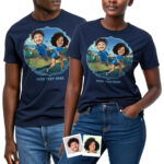 Custom Matching Pickleball T-Shirts for Couples – Personalized Photo Player Design Couple www.customywear.com 31