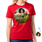 Camiseta personalizada de disc golf para mujer: camiseta personalizada de disc golfista femenina Regalos personalizados - Disc golf www.customywear.com 32