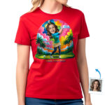 T-shirt de golf personnalisé pour femme – Art photo personnalisé, T-shirt de sport en coton 100% Cadeaux personnalisés – Ai Golf www.customywear.com 32