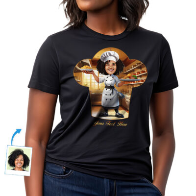 Custom Women’s Chef T-Shirt – Personalized Gift for Restaurant Chefs, BBQ Masters, Culinary Students & Cooking Lovers T-shirts for Women www.customywear.com