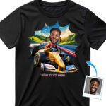 Custom Grand Prix Driver T-Shirt for Men – Personalized Racing Gift Custom Gifts – Formula 1 Racing Car www.customywear.com 29