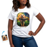 Custom Soldier Portrait T-Shirt with Pet Photo – Personalized Military Character Tee for Dog or Cat Lovers, Unique Gift for Pet Owners Pet www.customywear.com 12