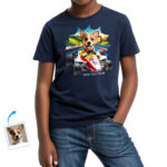 Custom Racing Car Driver T-Shirt for Pets – Personalized Racing Tee with Your Pet’s Photo | Perfect Gift for Animal Lovers Pet www.customywear.com 13