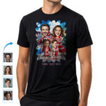 Personalized Denmark Souvenir Shirt – Custom Photo as Danish Flag Character with Cultural Background for All Ages Custom Gifts - Denmark Culture www.customywear.com 11