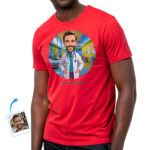 Unique Custom Doctor T‑Shirts for Men – Personalized Photo‑to‑Art 100% Cotton Gift for Doctors, Nurses & Medical Students T-shirts For Men www.customywear.com 6