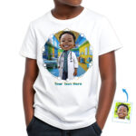 Custom Doctor Inspiration T-Shirt for Boys  Kids Aspiring Doctors – Cotton DTG Personalized Photo Gift Boy's T-shirts www.customywear.com 4