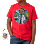 Custom Doctor Inspiration T-Shirt for Boys  Kids Aspiring Doctors – Cotton DTG Personalized Photo Gift Boy's T-shirts www.customywear.com 6