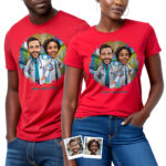 Custom Nurse & Doctor Couples T-Shirts – Personalized Photo-to-Art 100% Cotton Gift for Medical Couples on Birthdays, Anniversaries & Graduations T-shirts for Couple www.customywear.com 6