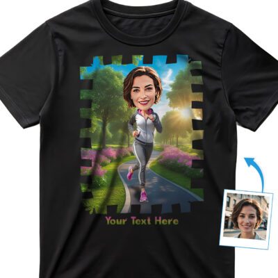 Custom Women’s T-Shirt for Runners and Joggers – Personalized Gift for Mothers, Sisters, Wives, and Girlfriends T-shirts for Women www.customywear.com 2