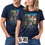 Custom T‑Shirt for Running Couples – Personalized Gift for Partners, Friends & Jogging Enthusiasts – Jogging gift for Him, Her T-shirts for Couple www.customywear.com 5