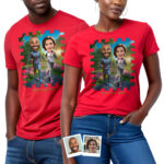 Custom T‑Shirt for Running Couples – Personalized Gift for Partners, Friends & Jogging Enthusiasts – Jogging gift for Him, Her T-shirts for Couple www.customywear.com 6