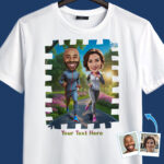 Custom T‑Shirt for Running Couples – Personalized Gift for Partners, Friends & Jogging Enthusiasts – Jogging gift for Him, Her T-shirts for Couple www.customywear.com 3