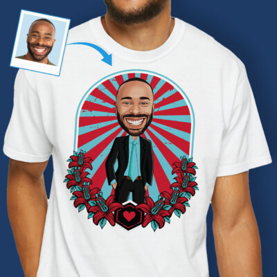 A - MALE 8 - create personalized T-shirt for men - women -kids-toddler-custom tee with your photo - Customywear - customy wear