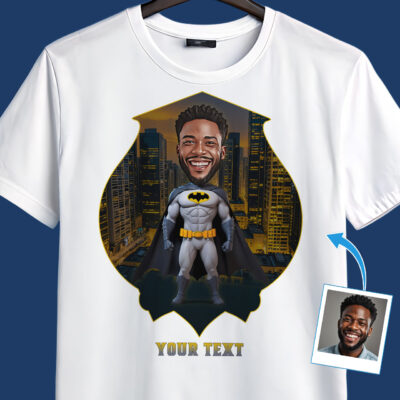 Buy Custom T-Shirt – Vintage Photo T-Shirt from Your Photo – Personalized Face Tee Custom T-shirts www.customywear.com 2
