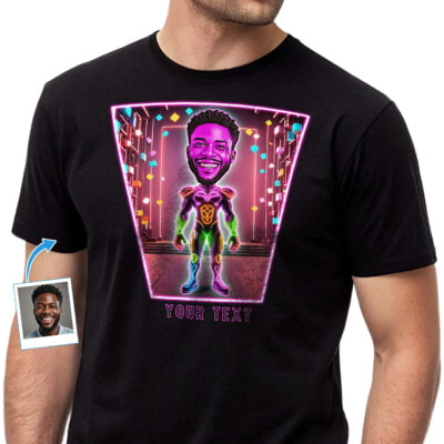 Custom Face T-Shirt – Personalized Face T-Shirt with Your Photo – Unique Custom Tee Custom T-shirts www.customywear.com