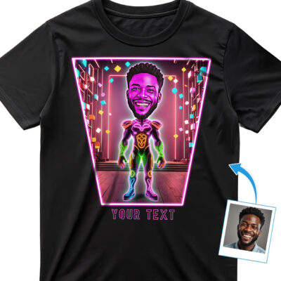 Custom Face T-Shirt – Personalized Face T-Shirt with Your Photo – Unique Custom Tee Custom T-shirts www.customywear.com 2
