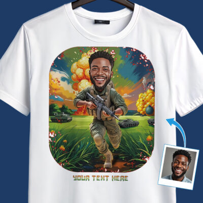 Custom Photo T-Shirt – Personalized Face T-Shirt – Upload Your Photo for Unique Custom T-Shirt Design Custom T-shirts www.customywear.com 2