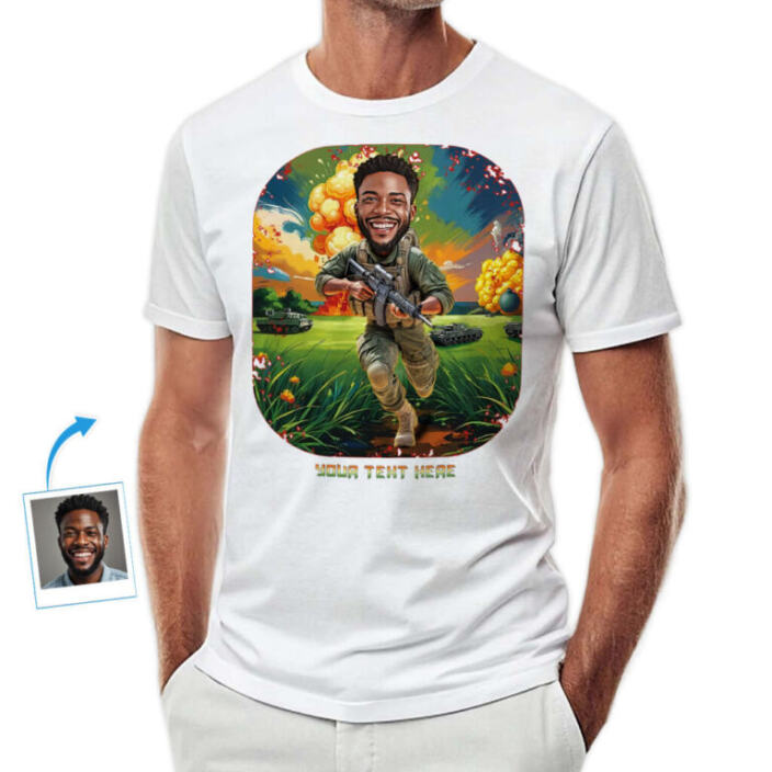 Custom Photo T-Shirt - Personalized Face T-Shirt - Upload Your Photo for Unique Custom T-Shirt Design (5)