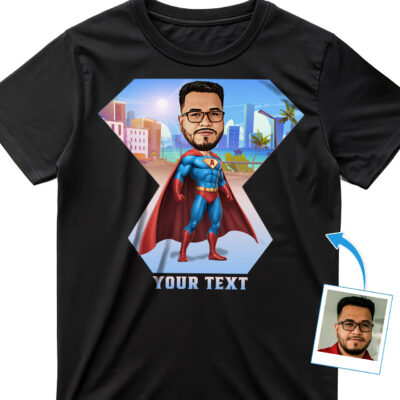 Custom T Shirt Printing with Your Photo – Make a T-Shirt with My Photo – Personalized Face Tee – Unique Gift Idea Custom T-shirts www.customywear.com 2