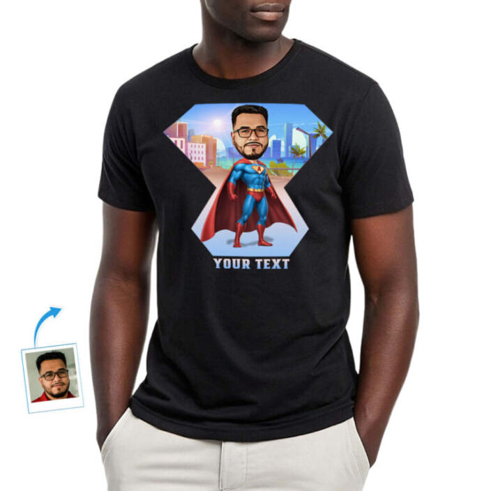 Custom T Shirt Printing with Your Photo – Make a T-Shirt with My Photo – Personalized Face Tee – Unique Gift Idea (3)
