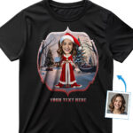 Bad Santa T Shirt – Custom Santa Tee for Women with Your Photo Customywear www.customywear.com 3 Bad Santa T Shirt – Custom Santa Tee for Women with Your Photo Image T-shirt www.customywear.com 3