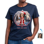 Bad Santa T Shirt – Custom Santa Tee for Women with Your Photo Customywear www.customywear.com 5 Bad Santa T Shirt – Custom Santa Tee for Women with Your Photo Image T-shirt www.customywear.com 5