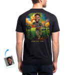 Custom Photo Christmas Shirt – Personalized Holiday T Shirt with Your Face – Unique Christmas Gift Idea for Friends & Family Image T-shirt www.customywear.com 8