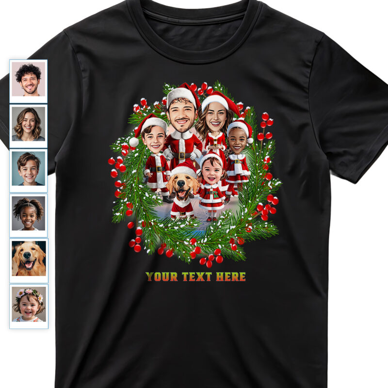 Family Christmas Shirts – Custom Holiday Tees for Mom and Dad with Your Photo Customywear www.customywear.com Family Christmas Shirts – Custom Holiday Tees for Mom and Dad with Your Photo Family www.customywear.com