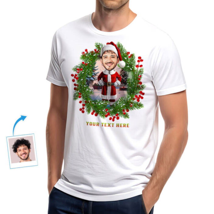 Funny Santa Shirts - Hilarious Holiday Tees with Your Custom Photo-customy-wear (1)