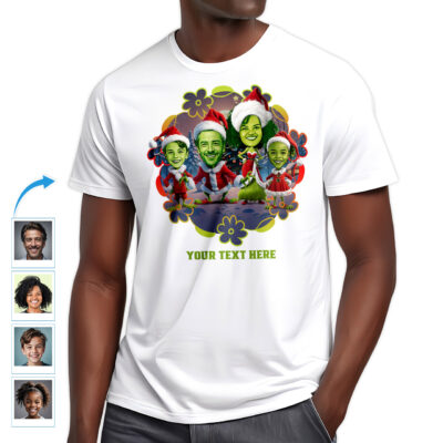 Personalized Custom Family Christmas Shirts – Unique Holiday T-Shirts with Your Photo Family www.customywear.com 2