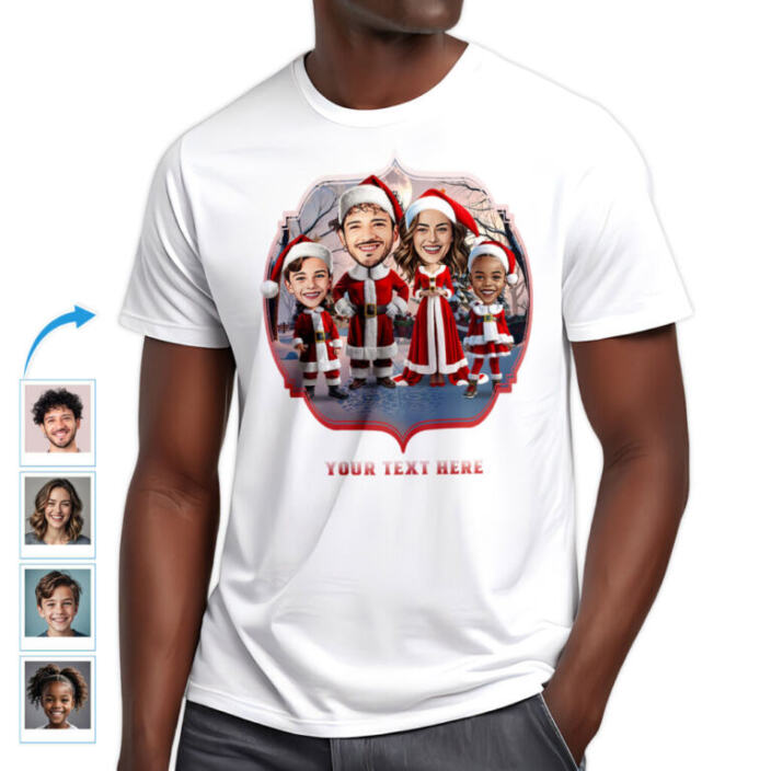Personalized Family Christmas Shirts - Unique Holiday Tees with Your Photo-customywear (4)
