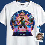 Custom Powerlifting Squat T-Shirt – Turn Your Photo Into a Heavy Lifter – Barbell Squat Gym Tee Best Sellers www.customywear.com 3