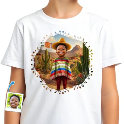 Cămașă personalizată pentru băiat de cultură mexicană | Îmbrăcăminte personalizată pentru cadou latin personalizat www.customywear.com Cămașă personalizată pentru băiat de cultură mexicană | Tricouri personalizate pentru băieți cadou Latino www.customywear.com