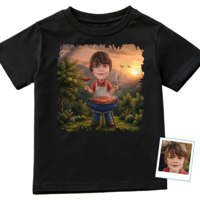 BBQ Master boy’s t-shirt – Custom Youth Tee Boy's T-shirts www.customywear.com 2