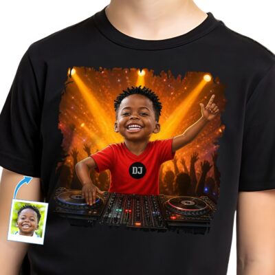 Chlapčenské tričko DJ Custom – tričko vyrobené na mieru Chlapčenské tričká www.customywear.com