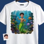 Capture Your Love Under the Waves: Custom Mermaid Shirt for Him Customywear www.customywear.com 3 Capture Your Love Under the Waves: Custom Mermaid Shirt for Him T-shirts For Men www.customywear.com 3