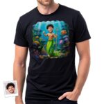 Capture Your Love Under the Waves: Custom Mermaid Shirt for Him Customywear www.customywear.com 4 Capture Your Love Under the Waves: Custom Mermaid Shirt for Him T-shirts For Men www.customywear.com 4