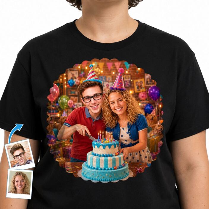Custom Birthday Couples Shirts - Personalized Matching Birthday Tees (5)