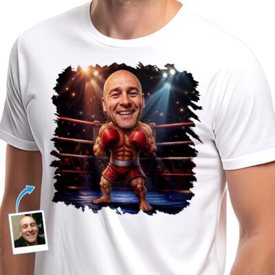 Custom Boxer Photo T-Shirt – Personalized Boxing Player Tee for Men Customywear www.customywear.com Custom Boxer Photo T-Shirt – Personalized Boxing Player Tee for Men T-shirts For Men www.customywear.com