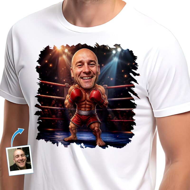 Custom Boxer Photo T-Shirt – Personalized Boxing Player Tee for Men Customywear www.customywear.com Custom Boxer Photo T-Shirt – Personalized Boxing Player Tee for Men T-shirts For Men www.customywear.com
