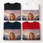 Aangepast vlinder yoga T-shirt voor vrouwen | Gepersonaliseerd T-shirt geïnspireerd op de natuur T-shirts voor dames www.customywear.com 8