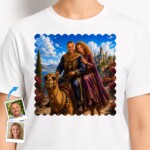 Custom Camel Ride Couple Shirt – Personalized Desert Animal Tee, Best Friend and Couples Gift T-shirts for Couple www.customywear.com 2