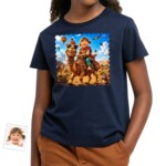 Custom Camel Rider Girl Shirt | Personalized Youth Adventure Tee Customywear www.customywear.com 5 Custom Camel Rider Girl Shirt | Personalized Youth Adventure Tee Girl's T-shirts www.customywear.com 5