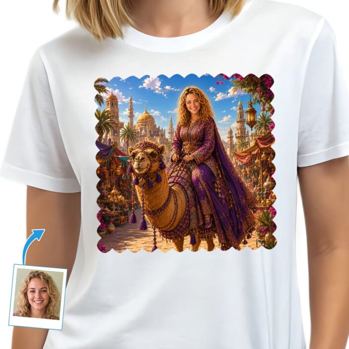 Custom Camel Rider Woman Shirt Personalized Desert Adventure Tee (14)