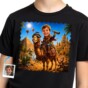 Custom Camel Riding Boy Shirt Personalized Desert Adventure Tee (1)
