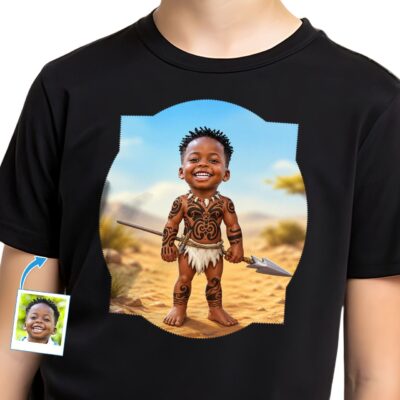 Custom Caveman Youth Boy Shirt | Personalized Ancient African Kids Tee Customywear www.customywear.com Custom Caveman Youth Boy Shirt | Personalized Ancient African Kids Tee Boy's T-shirts www.customywear.com