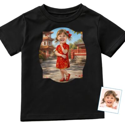 Custom Chinese Girl Shirt | Personalized Youngster’s Gift Girl's T-shirts www.customywear.com 2