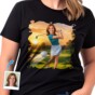Custom Female Golf Player Shirt - Personalized Golf Tee (2)